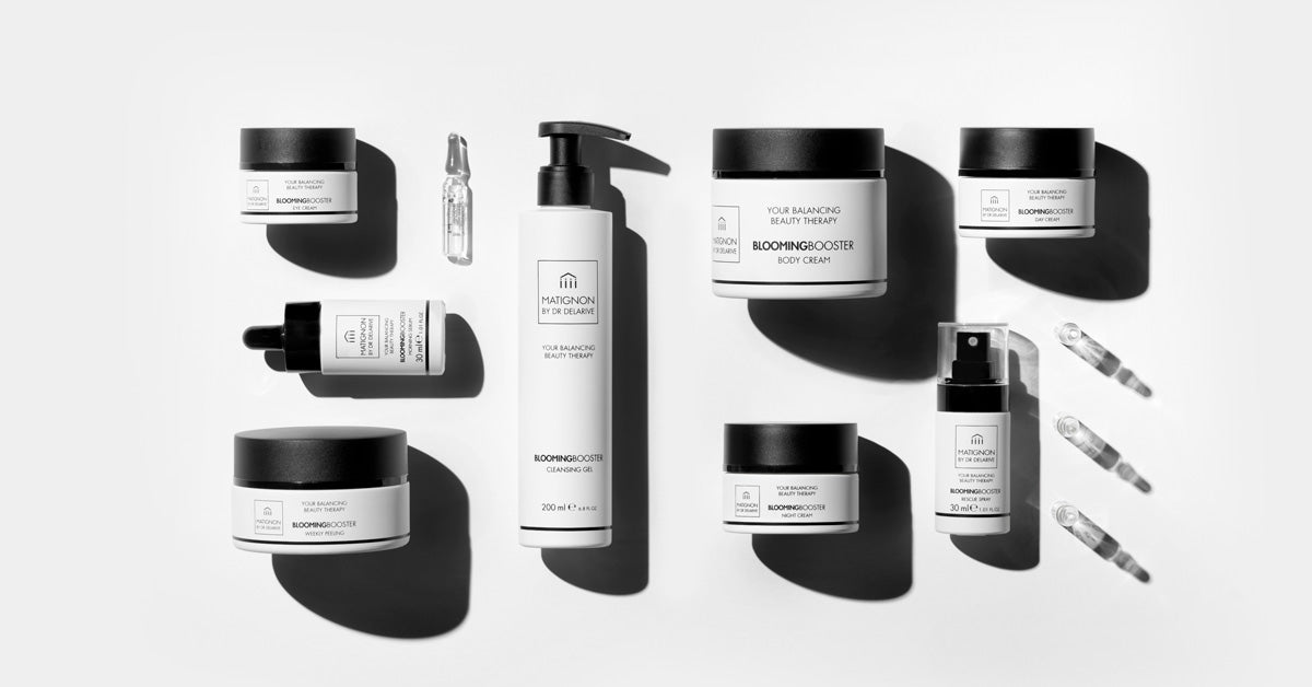 Gamme complète de 9 soins experts anti-âge pour visage et corps